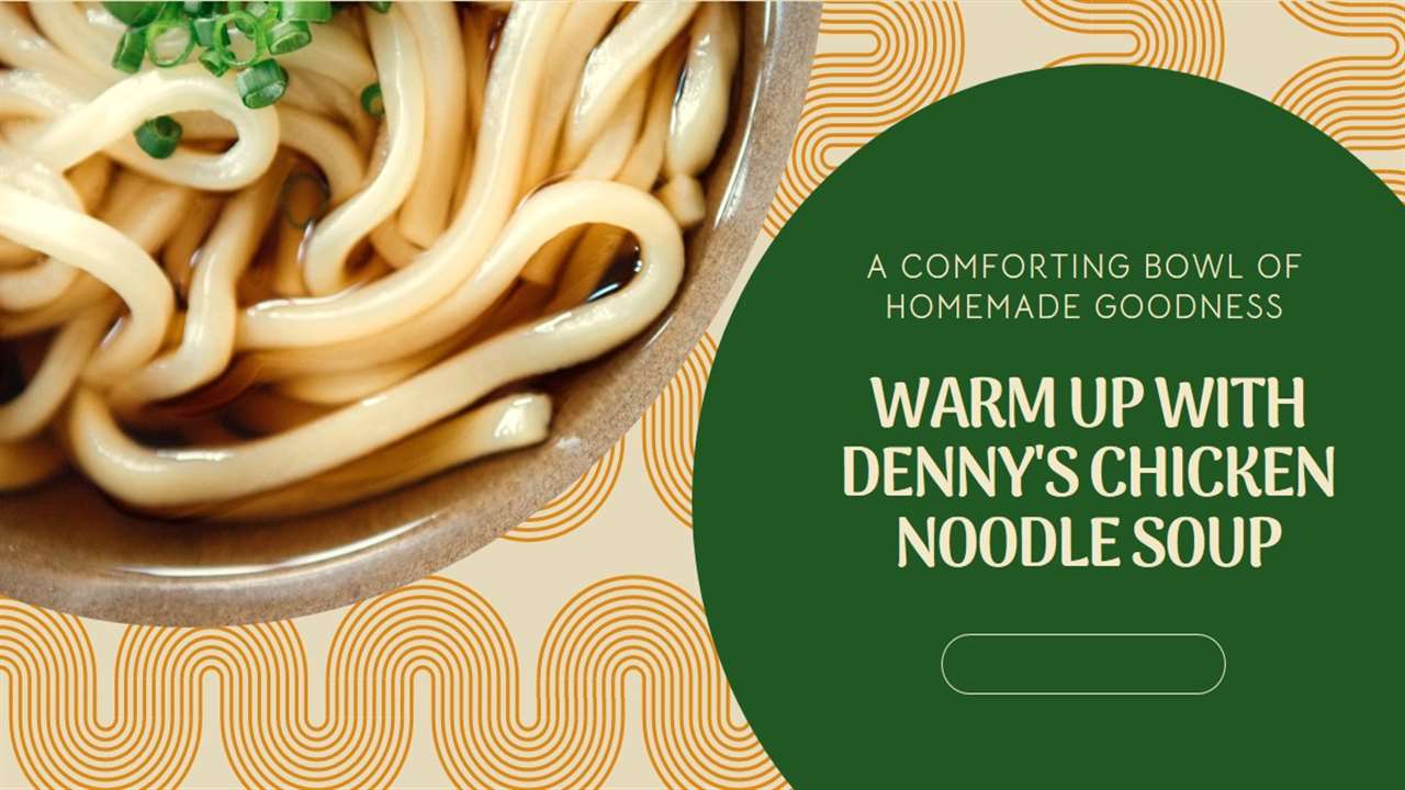 Denny's Chicken Noodle Soup Recipe